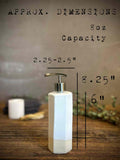 Handmade Ceramic Soap Dispenser | Faceted Stoneware Soap Pump | White Dove Refillable Soap Dispenser | Kitchen & Bathroom Decor