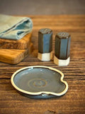 Handmade Ceramic Spoon Rest | Riverdrift Stoneware Spoon Holder | Pottery Utensil Rest