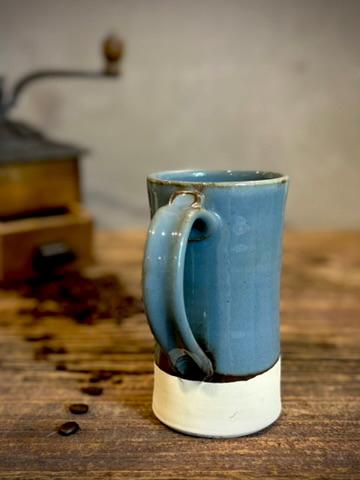 Handmade Stoneware Pour Over & Coffee Mug SET | Riverdrift Tall Ceramic Mug Coffee Dripper SET | Wheel Thrown Pottery