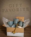 Handmade Stoneware Pour Over & Coffee Mug SET | Riverdrift Bell Ceramic Mug Coffee Dripper SET | Wheel Thrown Pottery