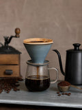 Handmade Ceramic Pour Over Coffee Dripper | Stoneware Coffee Brewer | Reusable Manual Coffee Maker | Riverdrift