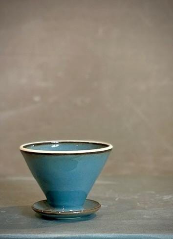 Handmade Ceramic Pour Over Coffee Dripper | Stoneware Coffee Brewer | Reusable Manual Coffee Maker | Riverdrift