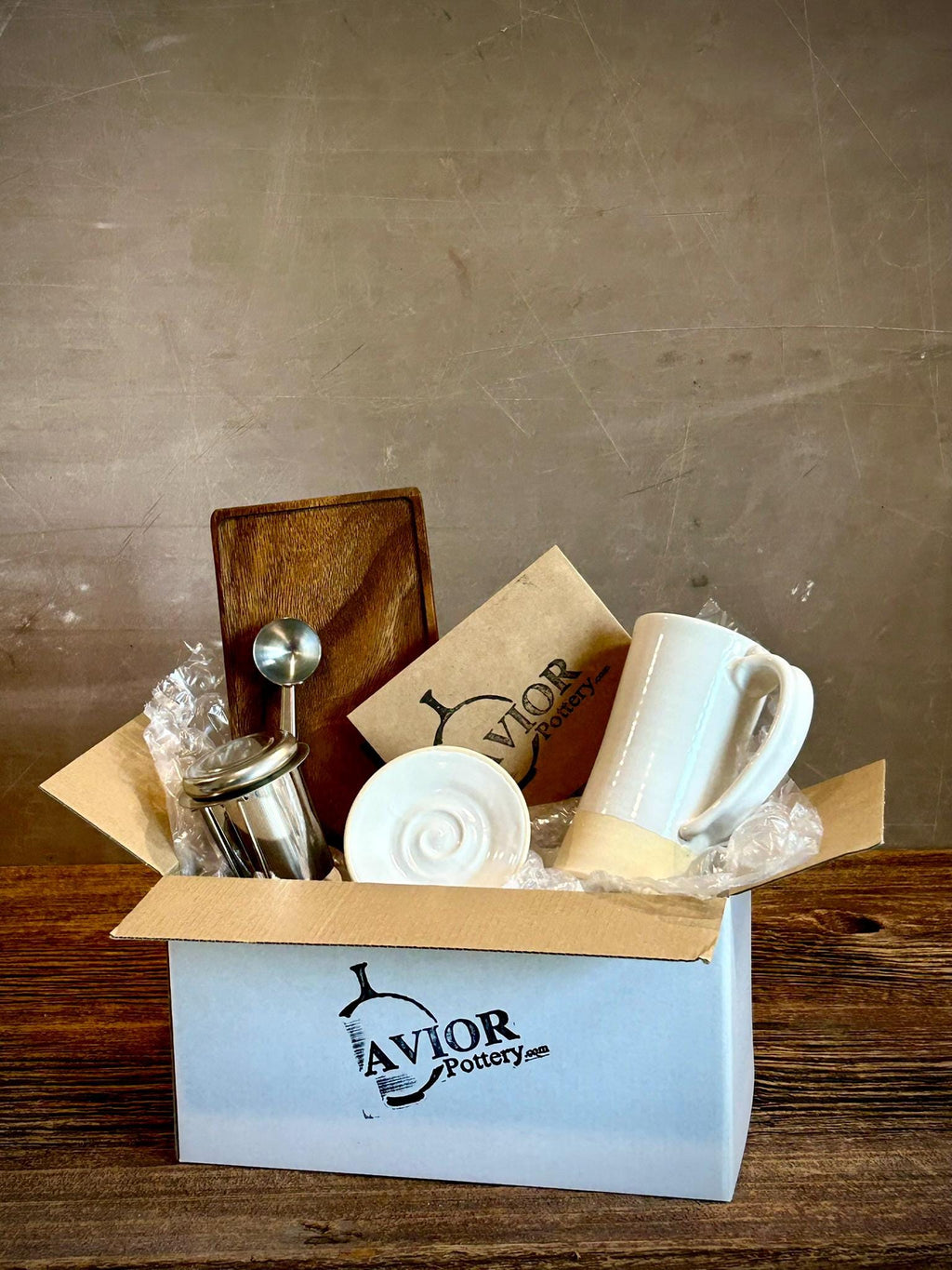 Handmade Ceramic Tall Mug with Multi-Use Lid Set | White Dove | Pottery Coffee Cup | Wheel Thrown