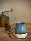 Handmade Ceramic Bell Mug with Multi-Use Lid Set | Riverdrift | Pottery Coffee Cup | Wheel Thrown