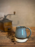 Handmade Ceramic Bell Mug with Multi-Use Lid Set | Riverdrift | Pottery Coffee Cup | Wheel Thrown