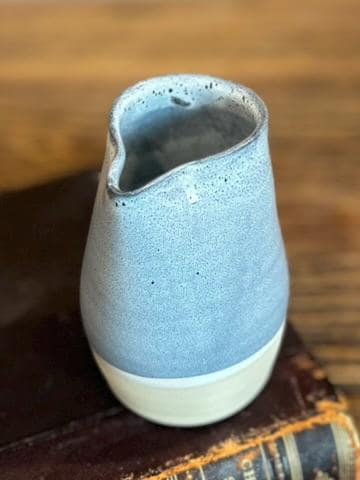 Handmade Ceramic Cream & Sugar SET | Linen Gray Artisan Stoneware Creamer, Sugar Bowl, Spoon and Tray SET | Pottery Coffee Bar Set
