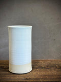Handmade Ceramic Wine Chiller, Utensil Holder & Vase | White Dove Artisan Stoneware Kitchen Crock | Champagne Chiller