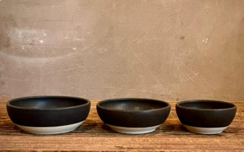 Handmade Ceramic Serving Bowl | Blackstone Artisan Stoneware Bowl | Pasta, Soup, Salad, Ramen & Snack Bowl | Choose Your Size