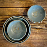 Handmade Ceramic Serving Bowl | Riverdrift Artisan Stoneware Bowl | Pasta, Soup, Salad, Ramen & Snack Bowl | Choose Your Size
