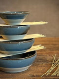 Handmade Ceramic Serving Bowl | Riverdrift Artisan Stoneware Bowl | Pasta, Soup, Salad, Ramen & Snack Bowl | Choose Your Size
