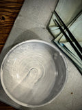 Handmade Ceramic Serving Bowl | Linen Gray Artisan Stoneware Bowl | Pasta, Soup, Salad, Ramen & Snack Bowl | Choose Your Size