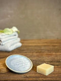 Handmade Ceramic Trinket Dish | Linen Gray Stoneware Soap Dish | Jewelry Holder | Olive Oil Bread Dipping Plate | Small Catchall Dish