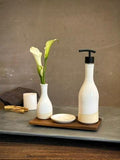 Shown with Matching Soap Pump and Mini Vase