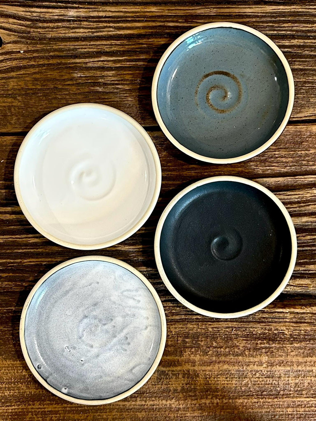 Handmade Ceramic Trinket Dish | Blackstone Stoneware Soap Dish | Jewelry Holder | Olive Oil Bread Dipping Plate | Small Catchall Dish