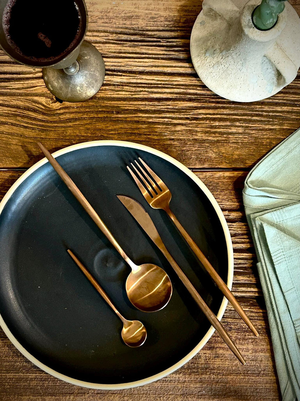 Handmade Ceramic Dinner Plates | Blackstone Artisan Stoneware Dinnerware | Pottery Appetizer, Salad, Lunch & Dinner Plate | Choose Your Size