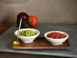 Handmade Ceramic Prep Bowl | White Dove Stoneware Mini Bowl | Pottery Pinch Bowl | Olive Oil Dipping Bowl | Condiment & Snack Bowl | Mezze