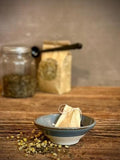 Handmade Ceramic Prep Bowl | River Drift Stoneware Mini Bowl | Pottery Pinch Bowl | Olive Oil Dipping Bowl | Condiment & Snack Bowl | Mezze