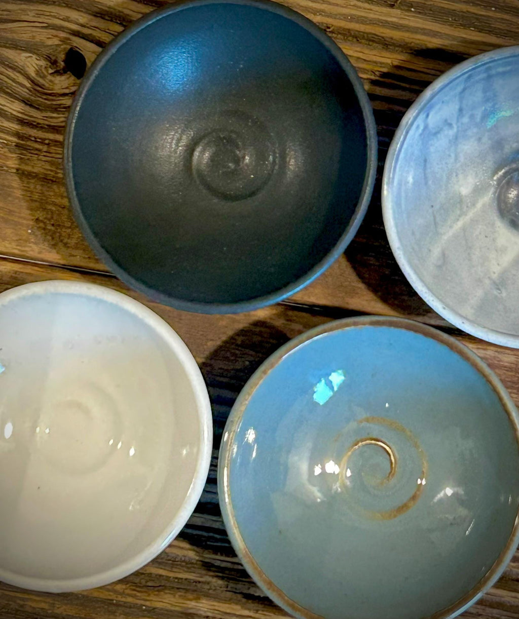 Handmade Ceramic Prep Bowl | Linen Gray Stoneware Mini Bowl | Pottery Pinch Bowl | Olive Oil Dipping Bowl | Condiment & Snack Bowl | Mezze