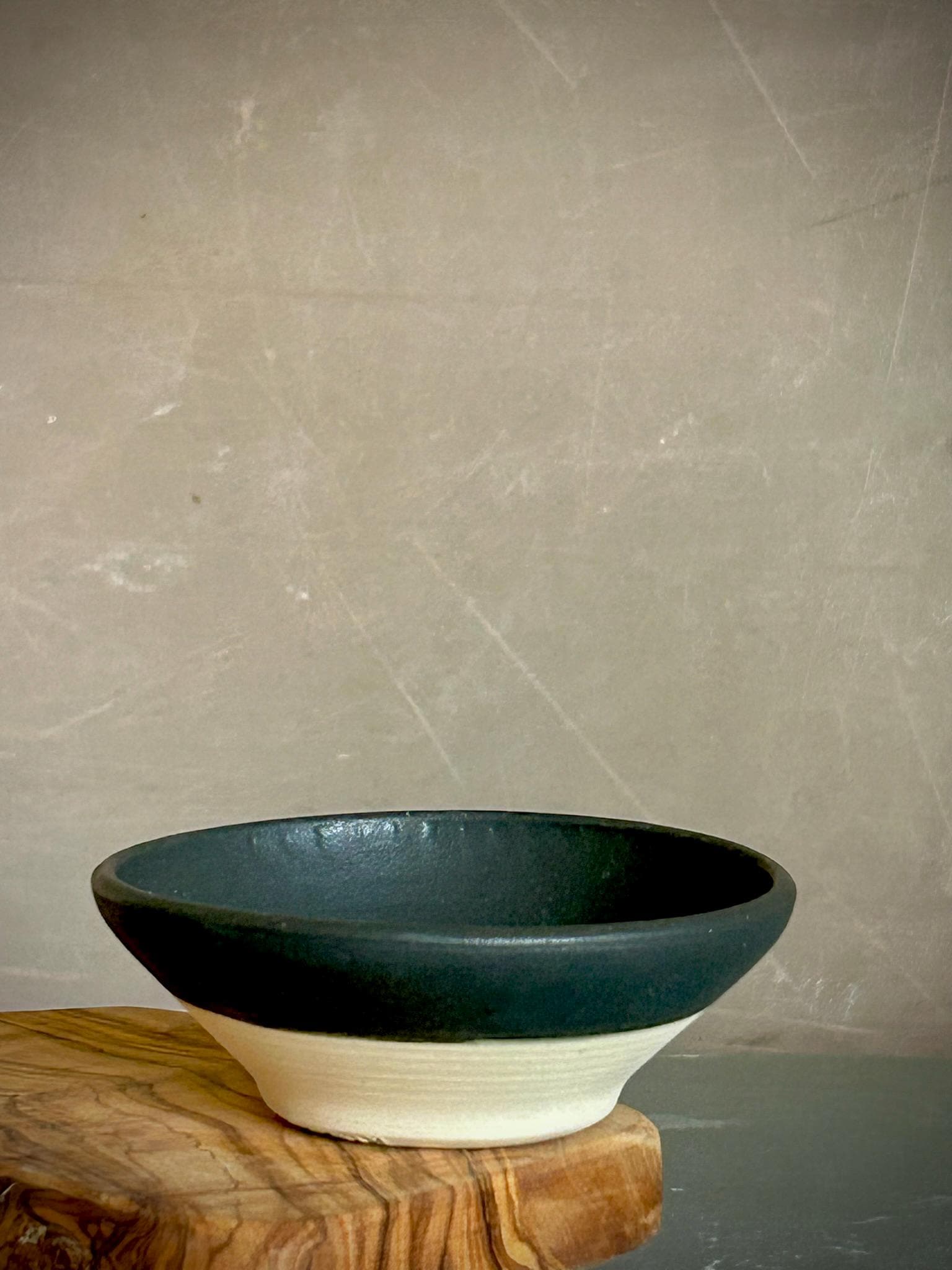 Handmade Ceramic Prep Bowl | Blackstone Stoneware Mini Bowl | Pottery Pinch Bowl | Olive Oil Dipping Bowl | Condiment & Snack Bowl | Mezze