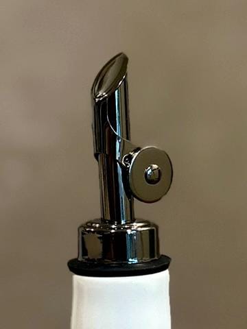 Weighted Oil Pourer Spout Replacement | Choice of Finish | Nickel, Black, Copper, Gold