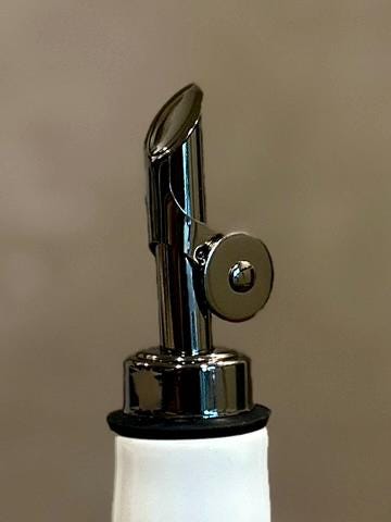Weighted Oil Pourer Spout Replacement | Choice of Finish | Nickel, Black, Copper, Gold