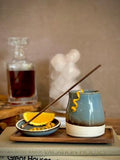 Handmade Ceramic Tumbler | Riverdrift Bell Stoneware Drinking Glass | Pottery Whiskey Tumbler | Tea | Lemonade | Juice