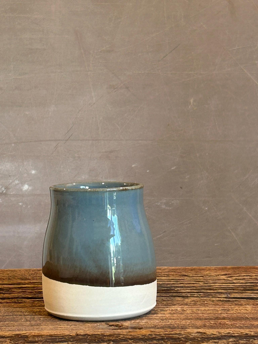 Handmade Ceramic Tumbler | Riverdrift Bell Stoneware Drinking Glass | Pottery Whiskey Tumbler | Tea | Lemonade | Juice