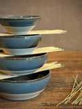 Handmade Ceramic Serving Bowl | Riverdrift Artisan Stoneware Bowl | Pasta, Soup, Salad, Ramen & Snack Bowl | Choose Your Size