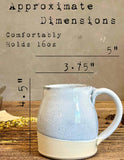 Handmade Stoneware Coffee Mug | Linen Gray Bell Ceramic Mug | Wheel Thrown Pottery | Farmhouse Coffee Cup | Artisan Gift