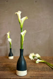 Blackstone Bud Vase | Handmade Ceramic | Wheel-Thrown Stoneware Flower Vase | 5" Mini Pottery Vase| Modern Farmhouse Decor