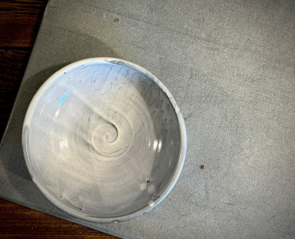 Handmade Ceramic Serving Bowl | Linen Gray Artisan Stoneware Bowl | Pasta, Soup, Salad, Ramen & Snack Bowl | Choose Your Size