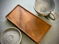 Solid Acacia Wood Serving Tray 10 x 5 Inch Mini Charcuterie Board Rectangular | Kitchen | Bar | Coffee | Tea |