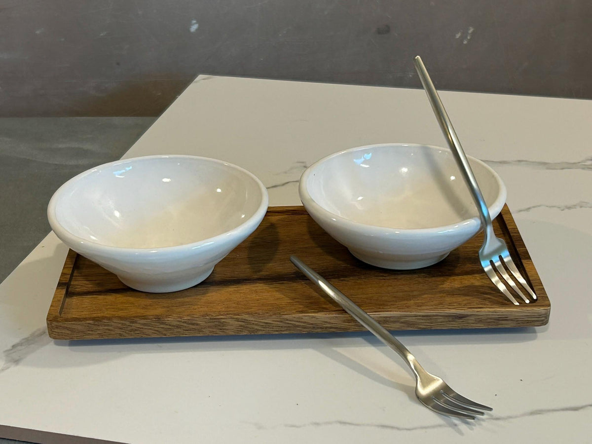 Modern Mini Fork| Stainless Steel Serving Platter Hors d'oeuvre Charcuterie Fork | Choose Your Finish