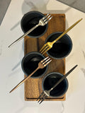 Modern Mini Fork| Stainless Steel Serving Platter Hors d'oeuvre Charcuterie Fork | Choose Your Finish
