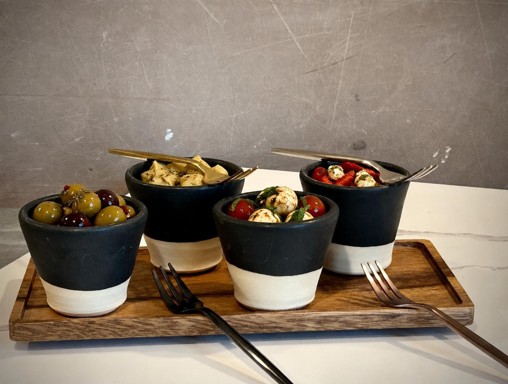 Modern Mini Fork| Stainless Steel Serving Platter Hors d'oeuvre Charcuterie Fork | Choose Your Finish
