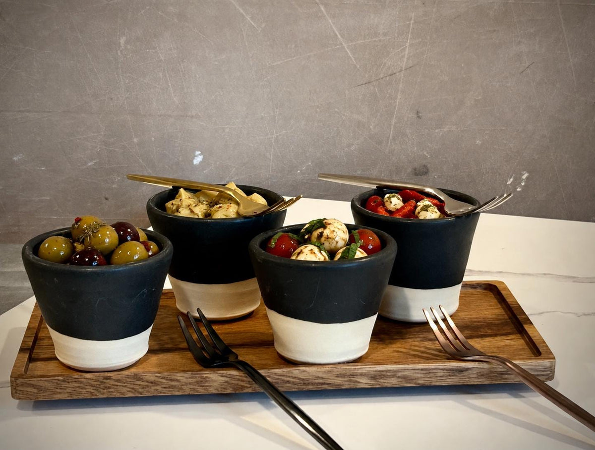 Modern Mini Fork| Stainless Steel Serving Platter Hors d'oeuvre Charcuterie Fork | Choose Your Finish