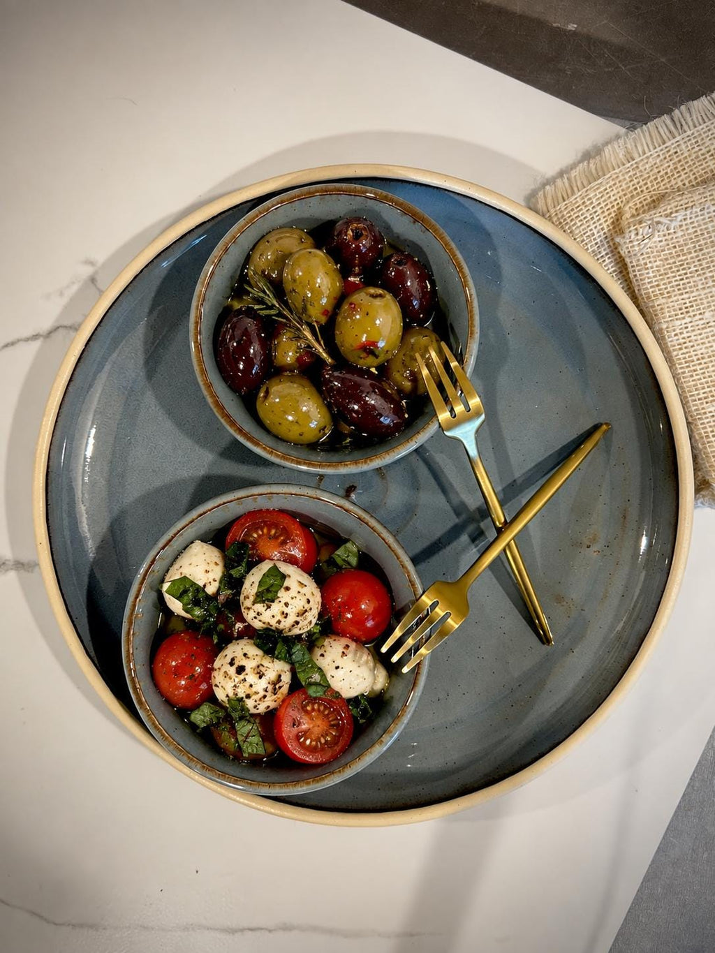 Modern Mini Fork| Stainless Steel Serving Platter Hors d'oeuvre Charcuterie Fork | Choose Your Finish