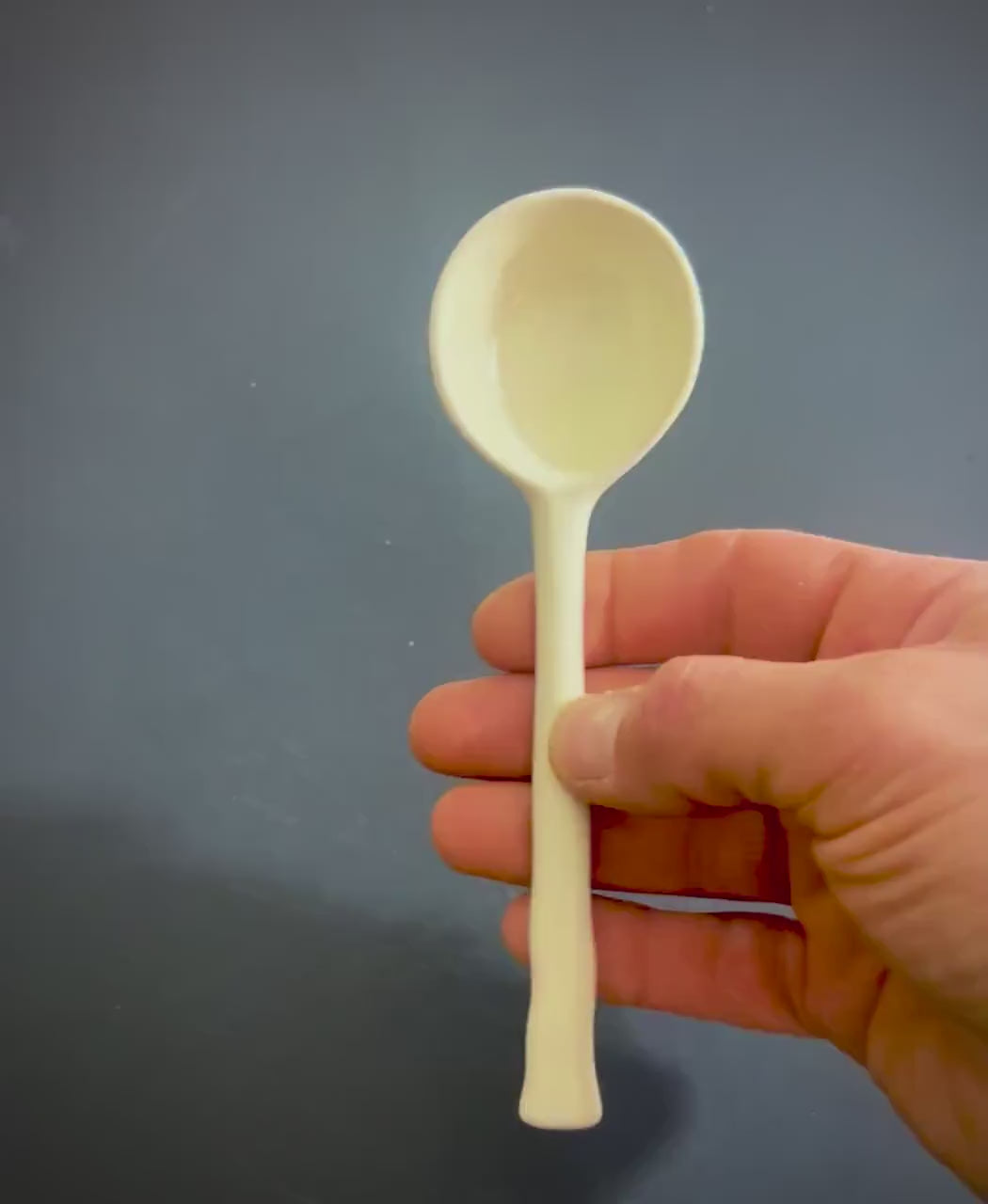 Handmade Ceramic Pottery Stoneware Organic Clay Spoon