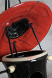 Hand Thrown Stoneware Pottery Bird House Saigon Red