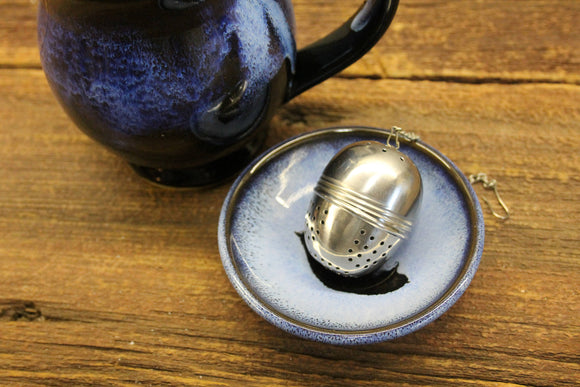 Small Bowl Hand Thrown Stoneware Midnight Blue Black