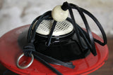 Hand Thrown Stoneware Pottery Bird House Saigon Red