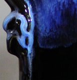 Wine Chiller Utensil Holder Midnight Blue Handthrown stoneware