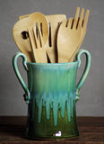Wine Chiller Utensil Holder Rainbow Trout turquoise green